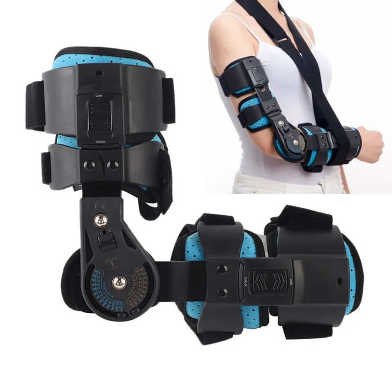 Breathable Elbow Brace, Adjustable OP Rear Elbow Brace for Arm Injury Recovery, Lightweight and Comfortable