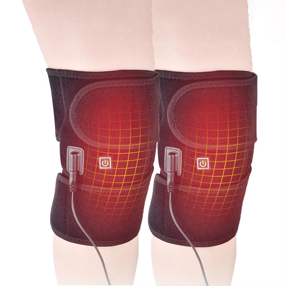 3-gear Heated Knee Brace, Electric Knee Heating Pad USB, Support for Knee Joint, Old Cold Leg Relief