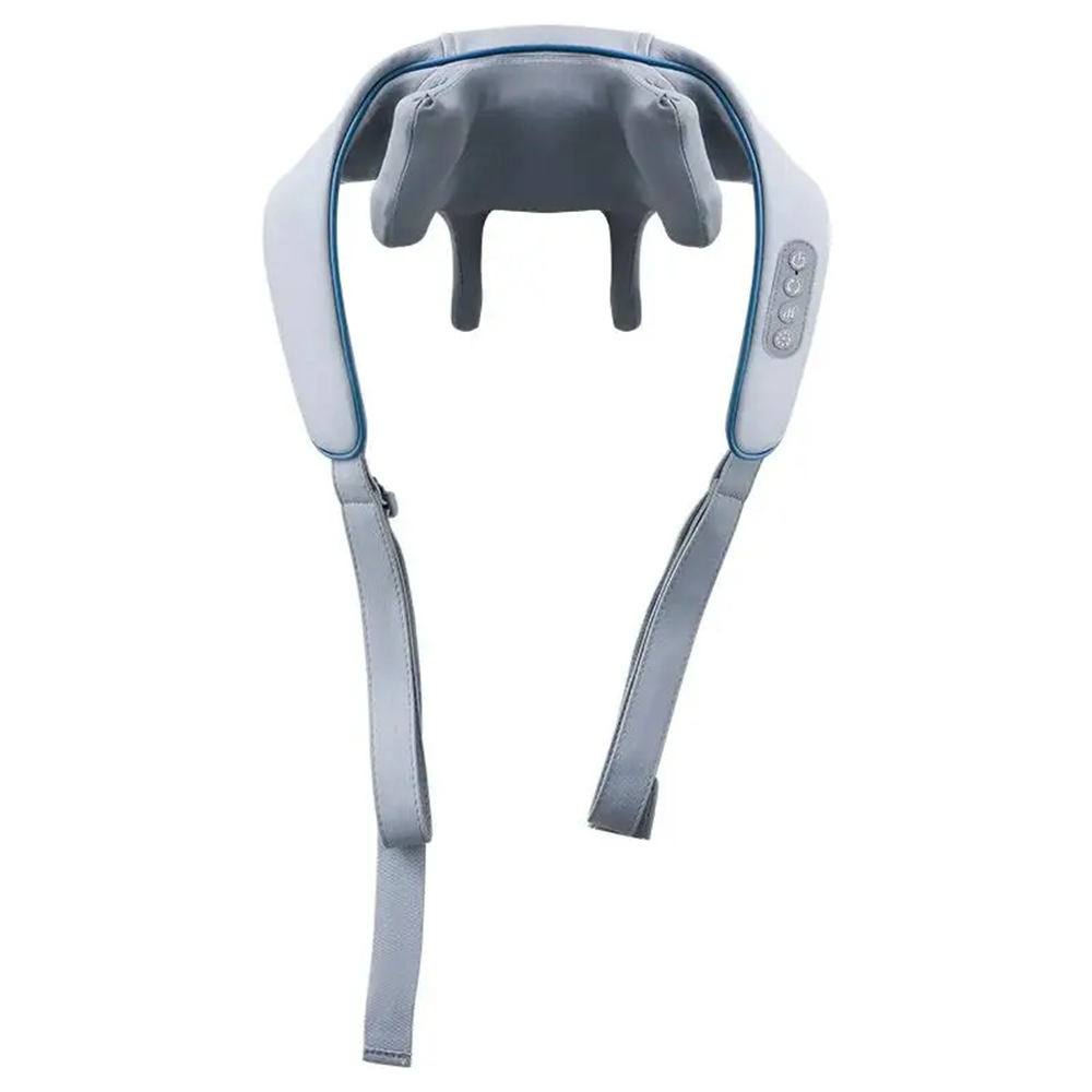 Neck Shoulder Massager Shawl, Bionic 3-Level Kneading Massager for Muscles, Neck, Waist, Leg Relief