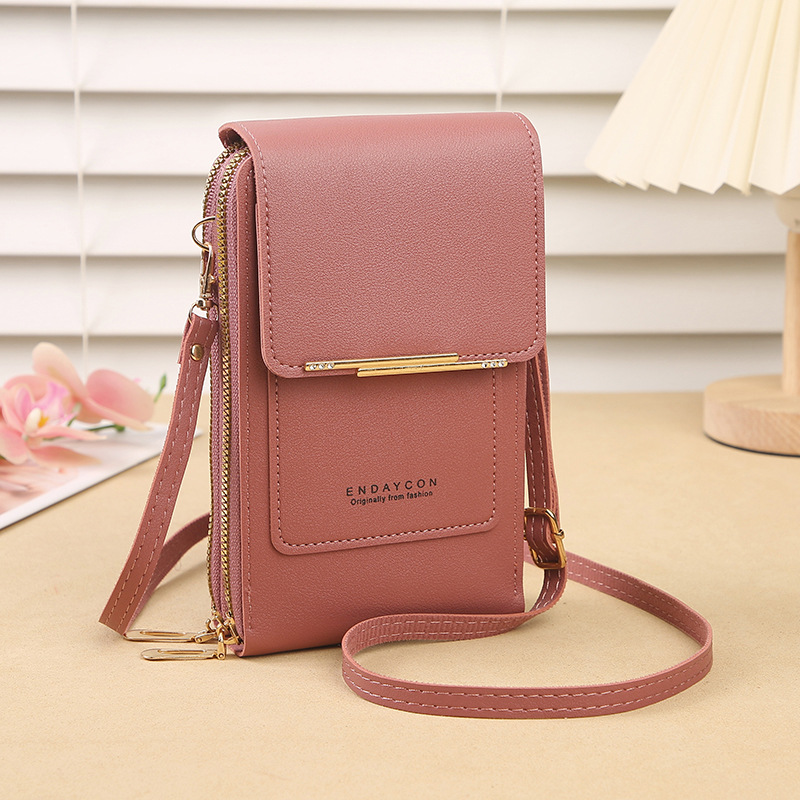 Touch Screen Cell Phone Crossbody Bag with Card Holder for Women