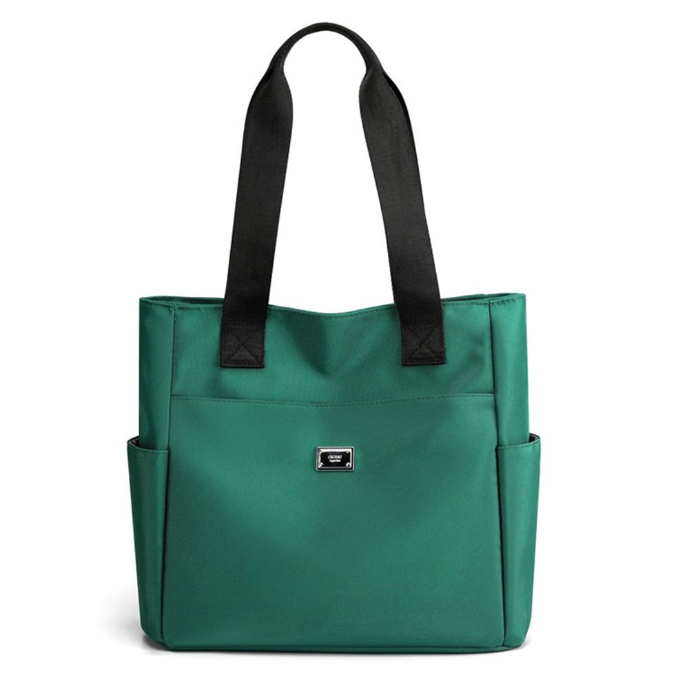 Lightweight Nylon Tote Bag, Waterproof Handbag with Large Capacity for School and Travel