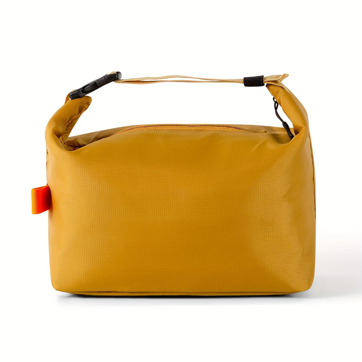 Thickened Aluminum Foil Oxford Cloth Non-Food Contact Insulated Lunch Bag, Solid-Color Foldable Portable Design