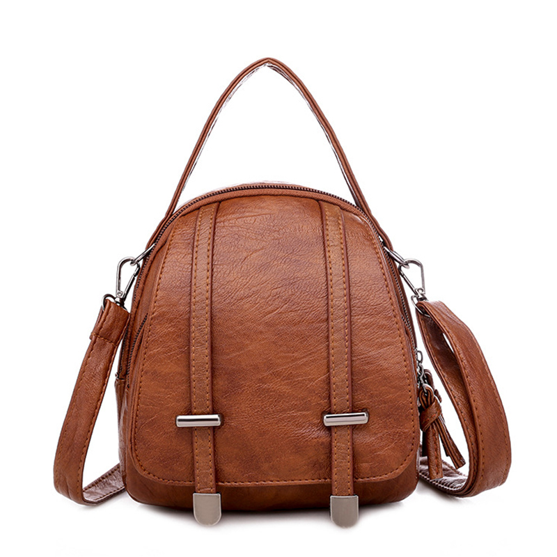 Vintage Fashion Crossbody Bag for Women, Multi-Functional Soft PU Leather Small Shoulder Bag, Female Purse Cell Phone