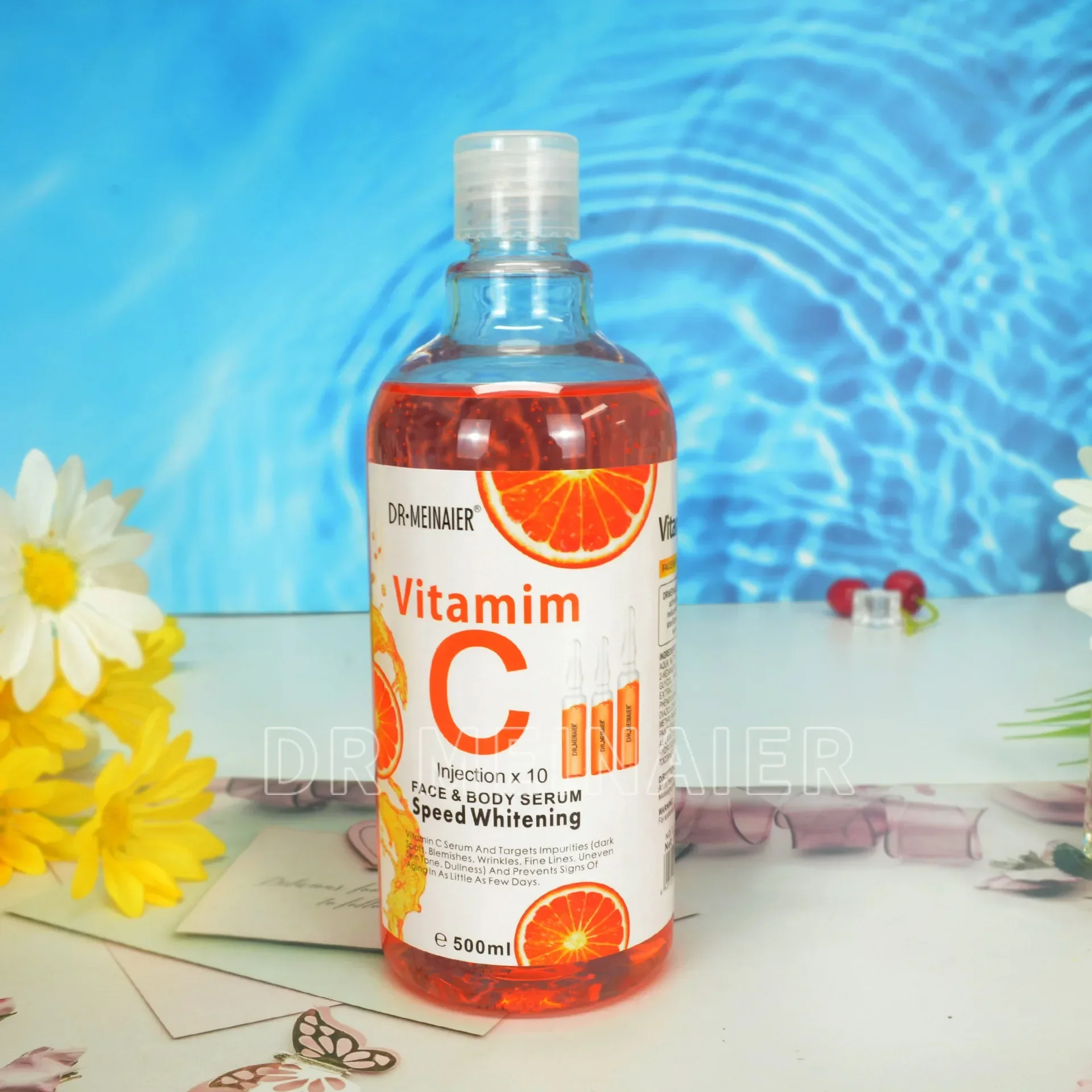Whitening & Moisturizing Face Serum with Vitamin C, and Hyaluronic Acid for Skin Spots & Lightening