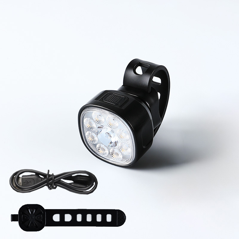 Rechargeable Bike Light Set, High Brightness LED Front & Rear Lights with Type-C Charging, Cycling Safety Lantern
