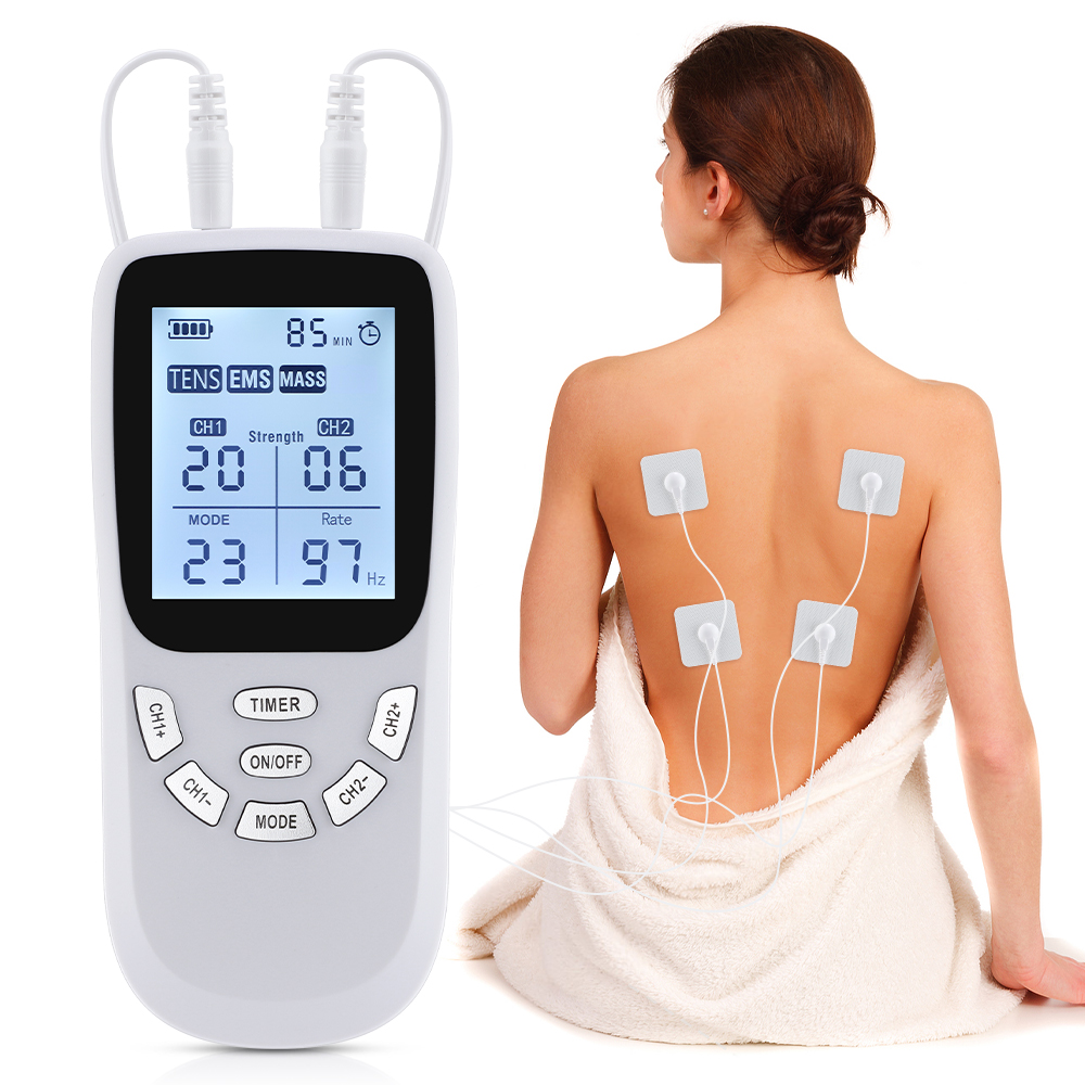 TENS Pulse Physiotherapy Machine, Full Body Massager & 20-Level Muscle Electrostimulator