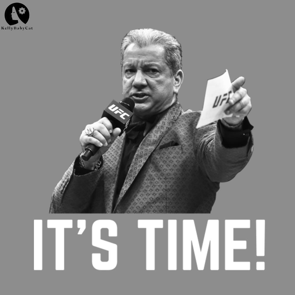 Bruce Buffer Its Time Sports PNG download | Inspire Uplift