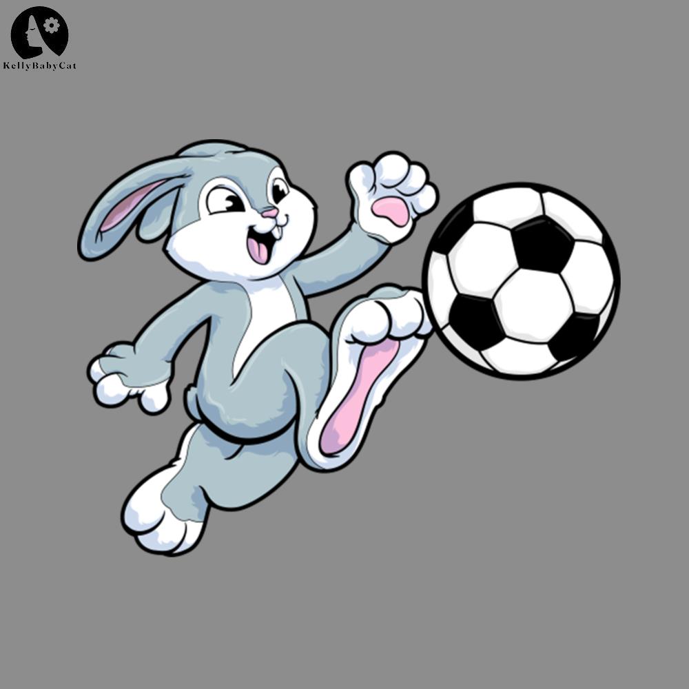 Rabbit as Soccer player with Soccer ball Sport PNG Soccer PN | Inspire ...