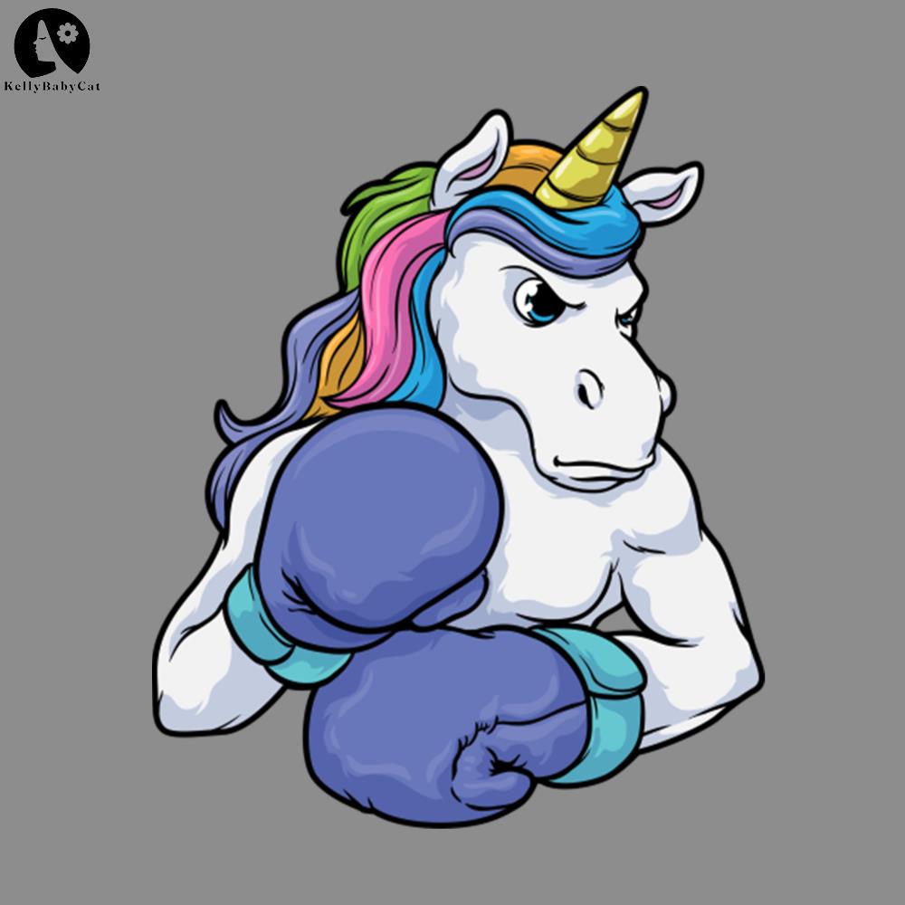 Unicorn Star Fairy Print Pattern Boxing Gloves