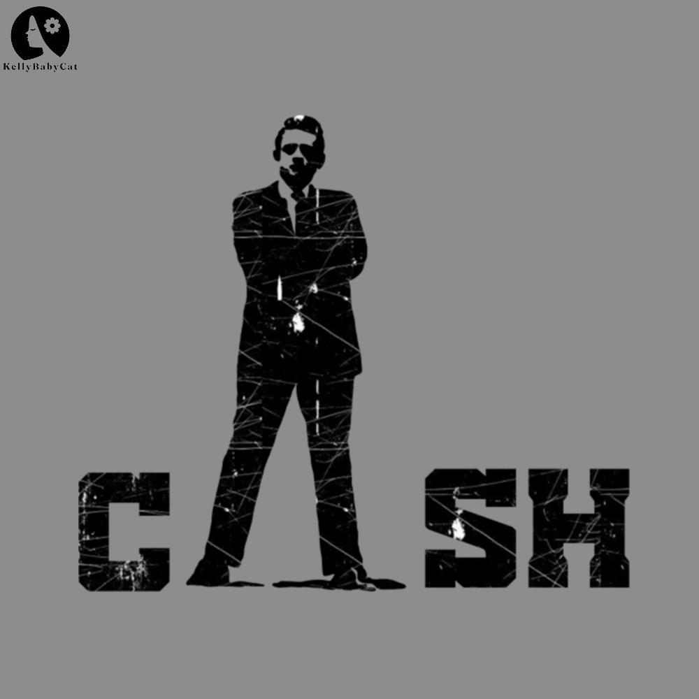 Johnny cash tshirt Musican PNG download | Inspire Uplift