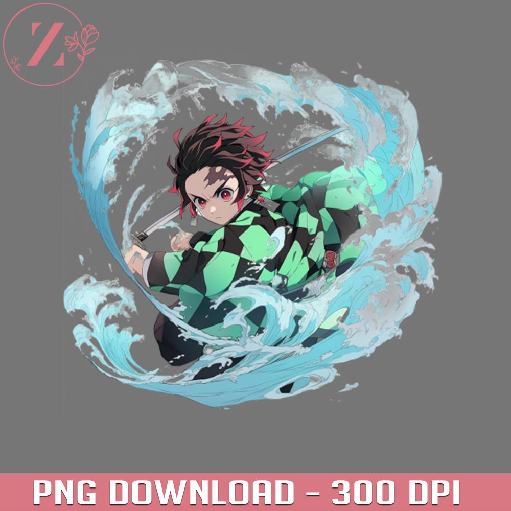 DEMON SLAYER WATER RAGE Anime PNG | Inspire Uplift