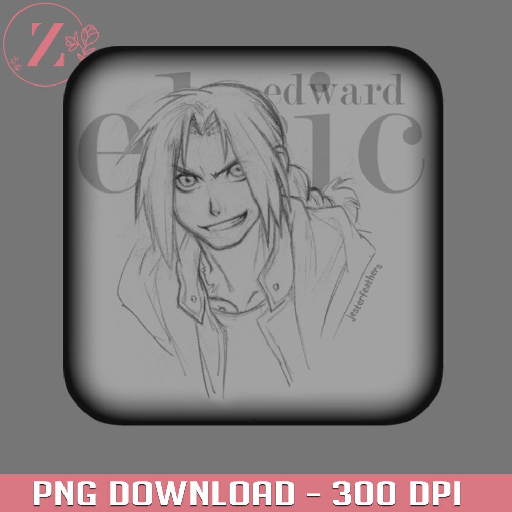 Edward Elric Icon Series Fullmetal Alchemist PNG downlo | Inspire Uplift
