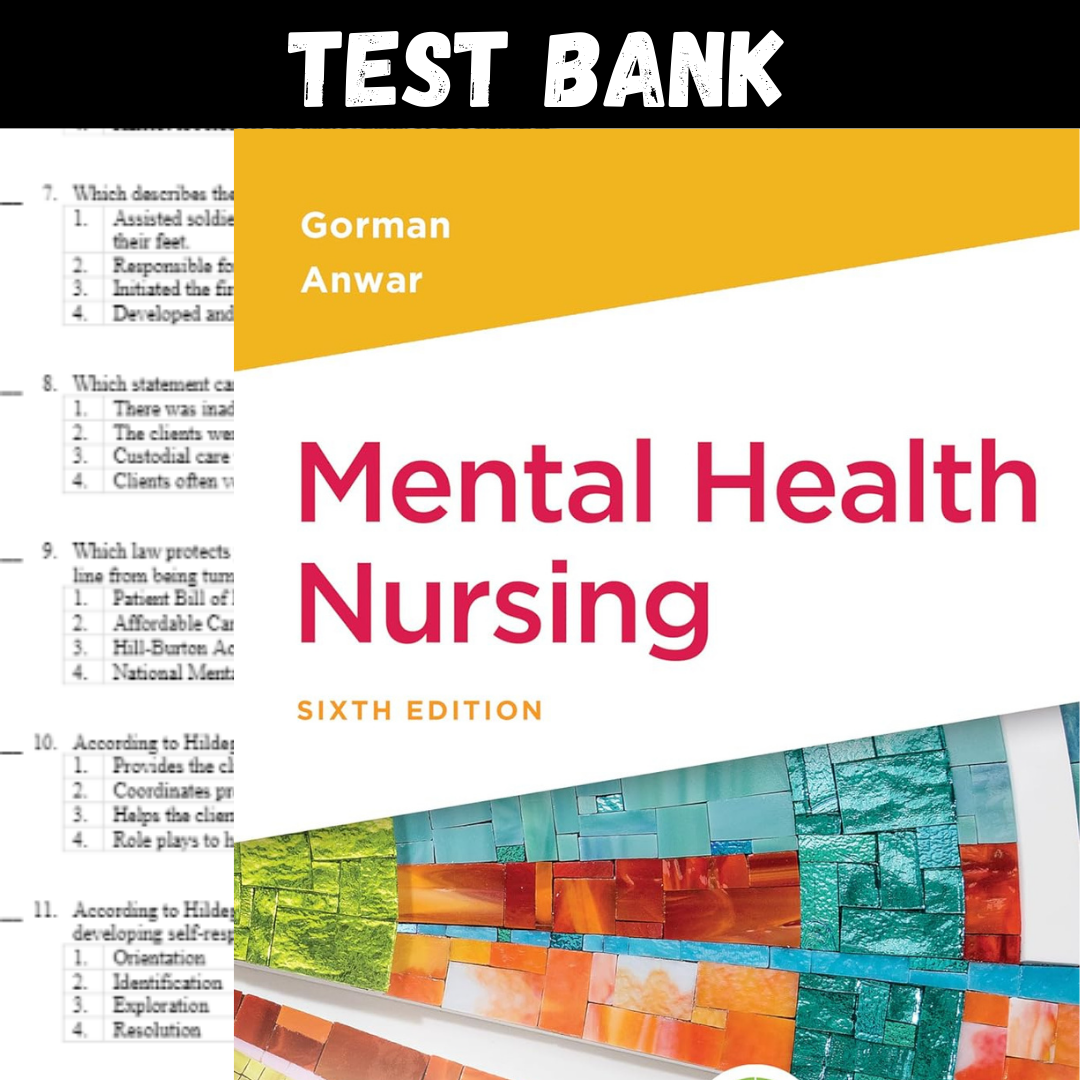Latest 2024 Mental Health Nursing, 6th Edition, Linda M. Gor | Inspire ...