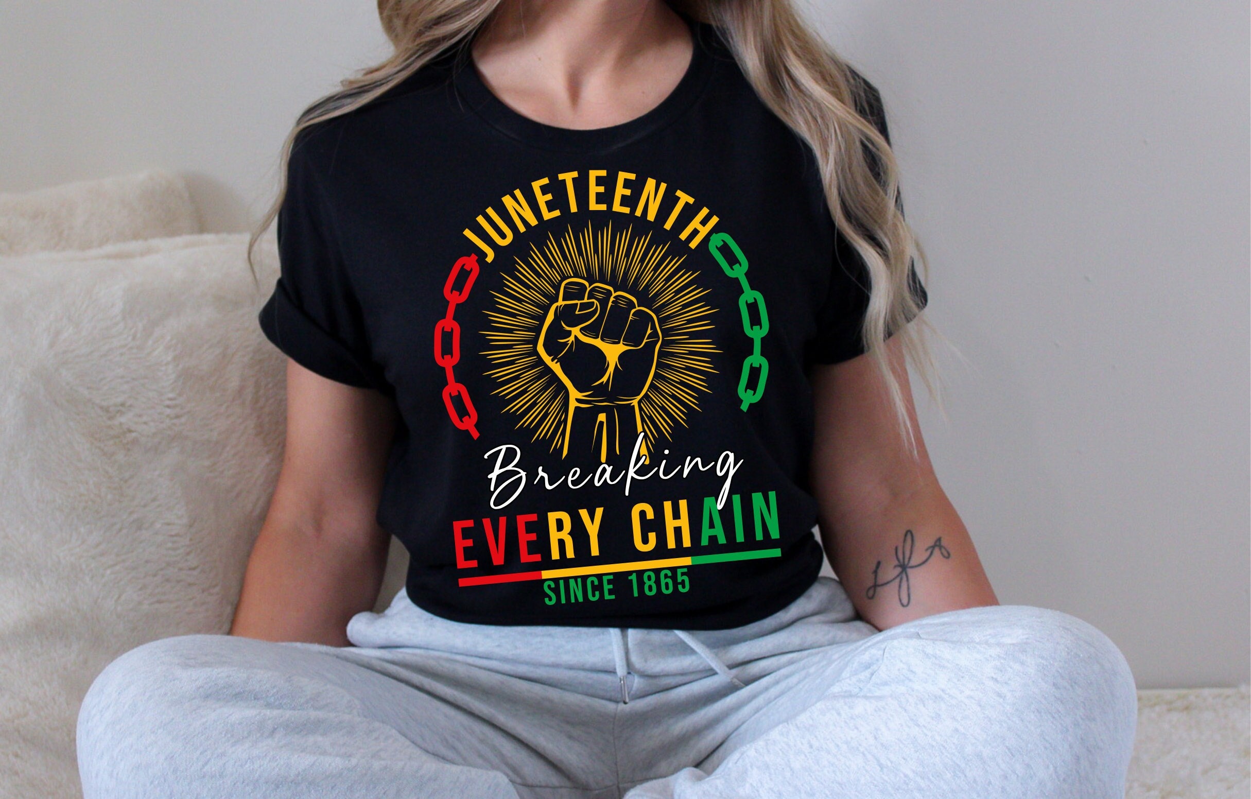 Juneteenth SVG, Breaking Every Chain Since 1865 SVG | Inspire Uplift