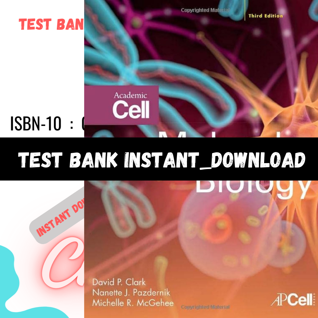 Test Bank for Molecular Biology 3rd Edition Clark PDF | Inst | Inspire ...