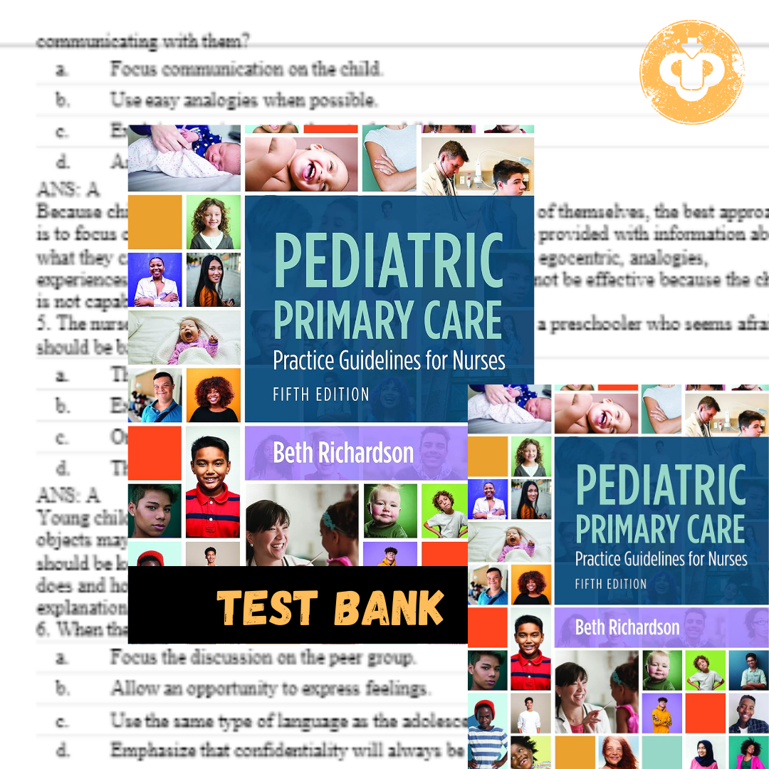 Latest 2024 Test bank Pediatric Primary Care: Practice Guide | Inspire ...