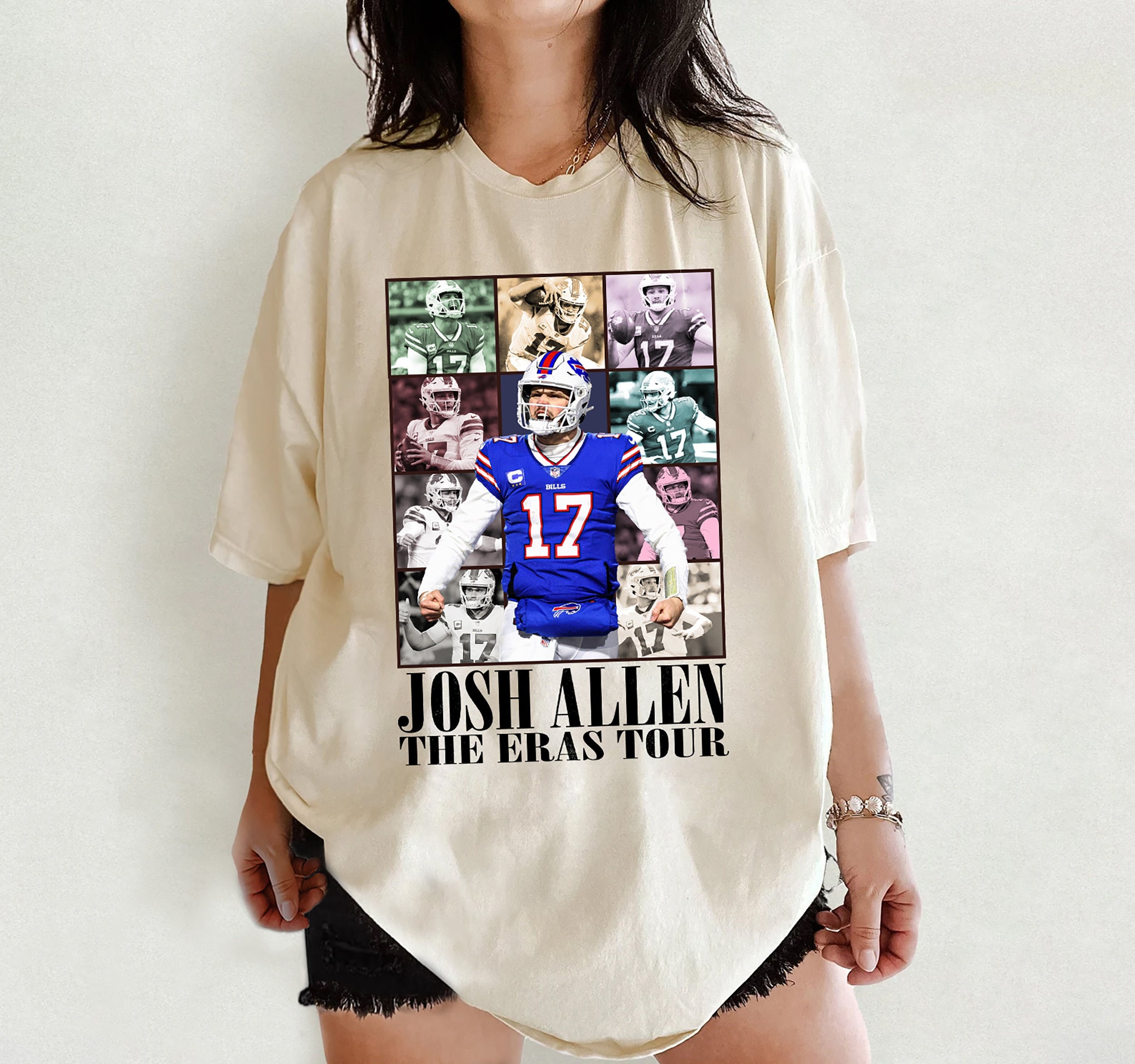Josh Allen The Eras Tour Shirt, Josh Allen T-Shirt, Football Sweatshirt, Vintage Football 2023 Shirt - 1.jpg