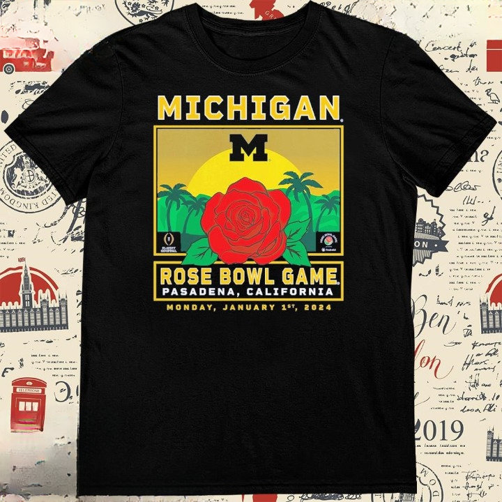 Michigan Wolverines Hoodie, Rose Bowl Game Hoodie, Michigan T Shirt, Back To Back Sweatshirt, Go Blue Sweater, Michigan Football Fan Gifts - 3.jpg