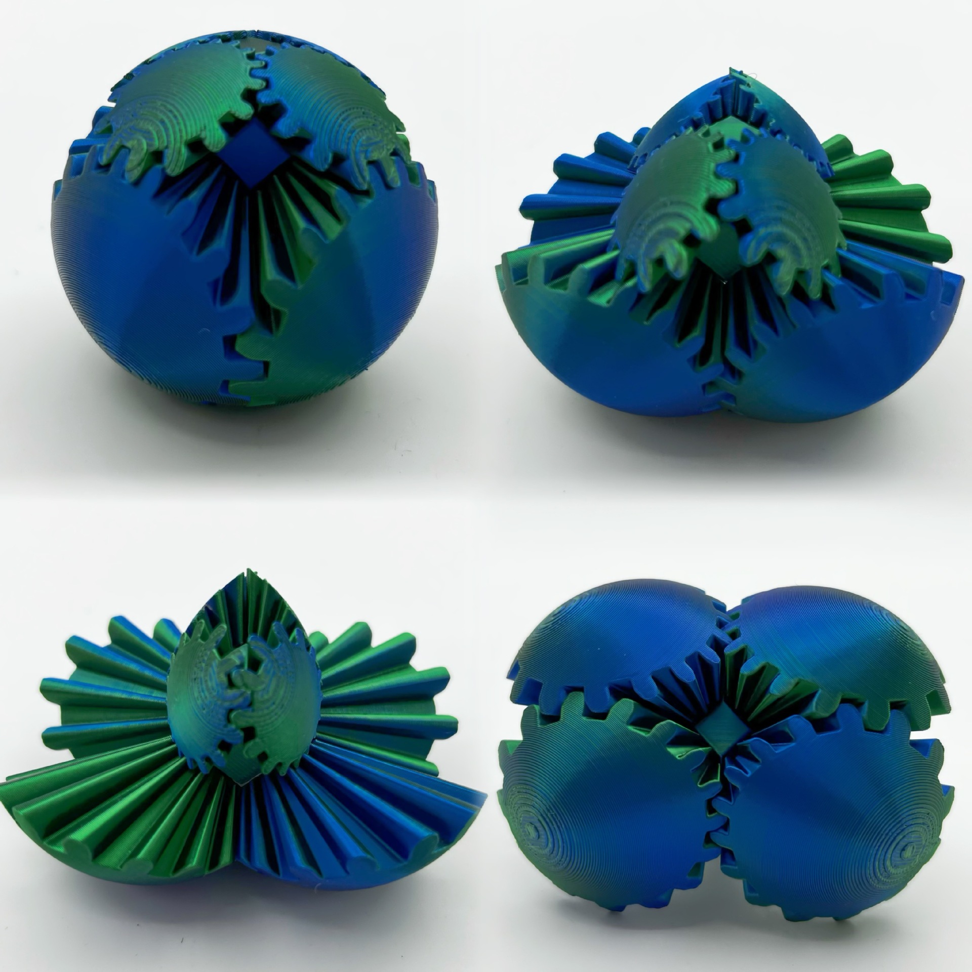 Jouet Sensoriel Adulte Enfant Gear Ball, Imprimé En 3D Gear Sphere The