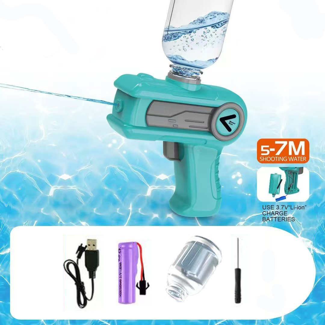 Electric Water Gun Rechargeable Automatic Water Gun High Power Water Blaster for Pool & Beach Fun