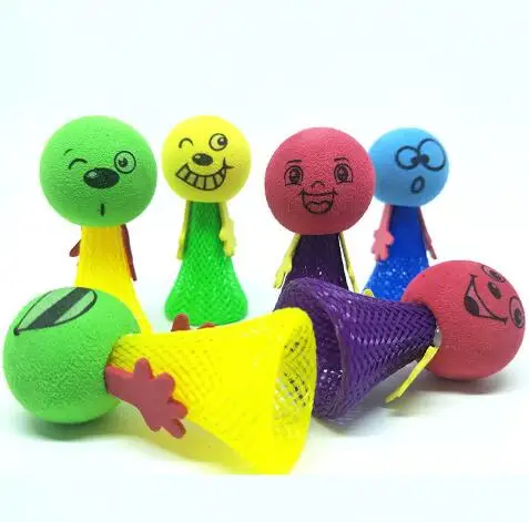 Cute Jumping Doll Toy Spring Launcher for Kids Party Favors, Goodie Bags & School Rewards