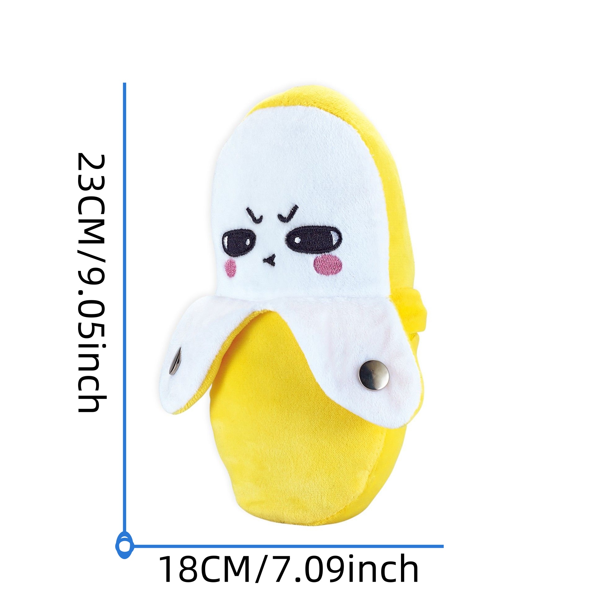 Banana Shaped Plush Toy with Touch Sensor Sounds for Kids and Family Fun
