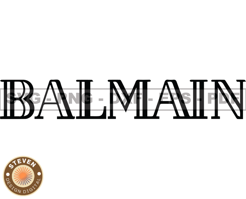 BalMain Svg, Fashion Brand Logo 70 | Inspire Uplift