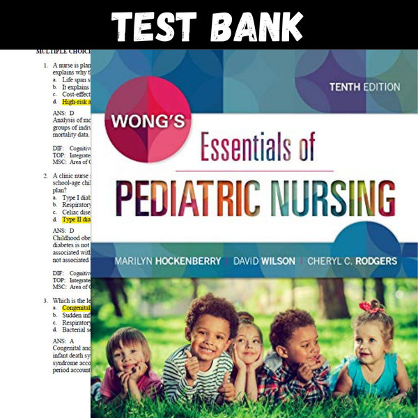 Latest 2023 Wongs Essentials of Pediatric Nursing 10th Editi | Inspire ...