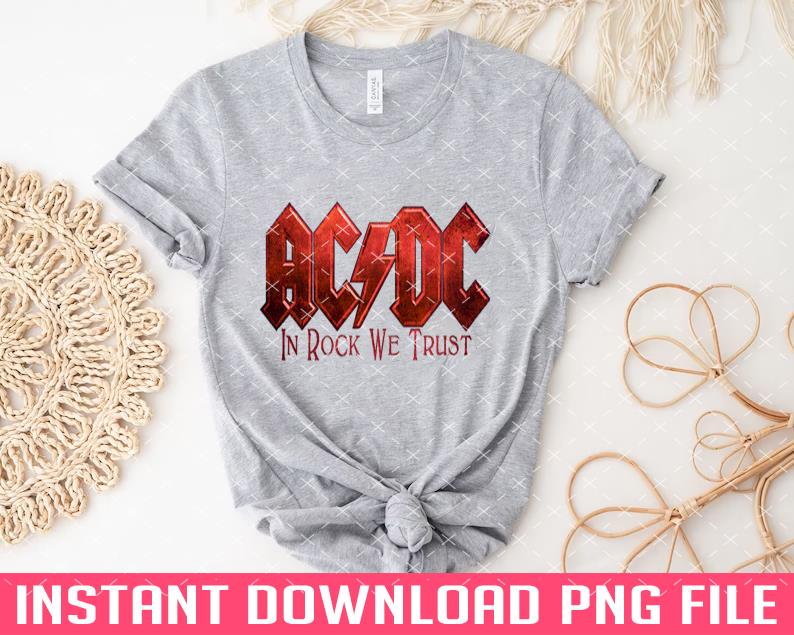acdc 3 PNG files for sublimation | Inspire Uplift