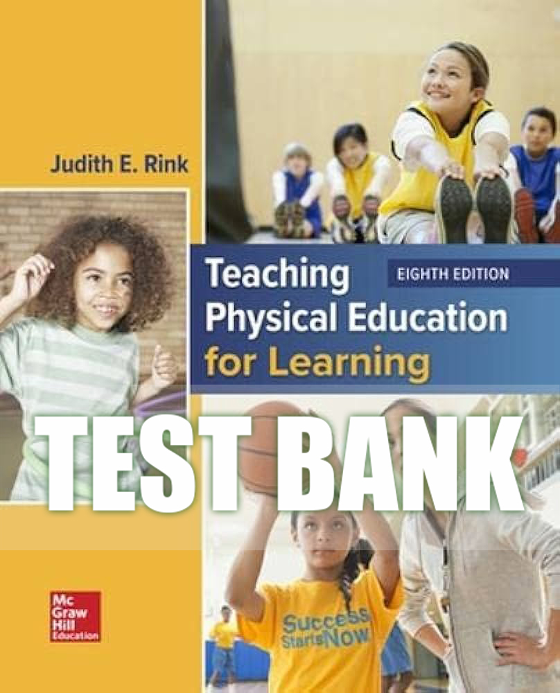 Test Bank For Teaching Physical Education For Learning 8th Inspire Test bank for teaching physical education for learning 8th inspire
