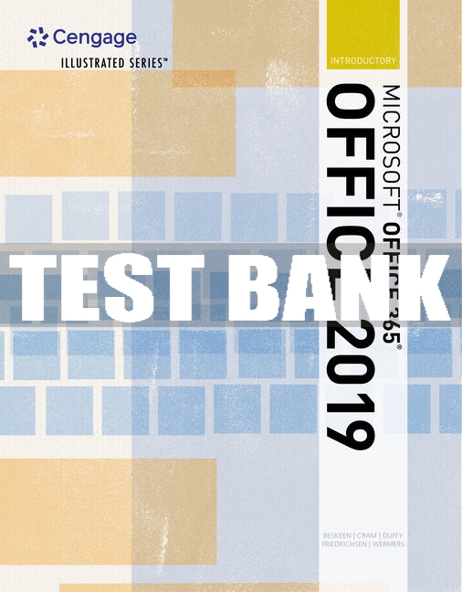 Test Bank For Illustrated Microsoft Office 365 & Office 2019 | Inspire ...