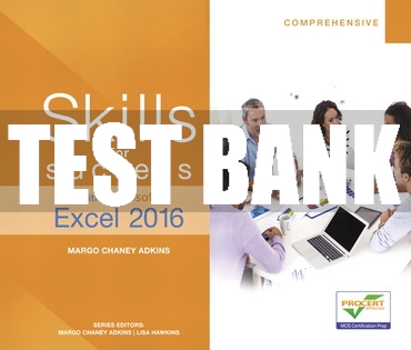 Test Bank For Skills for Success with Microsoft Excel 2016 C | Inspire ...