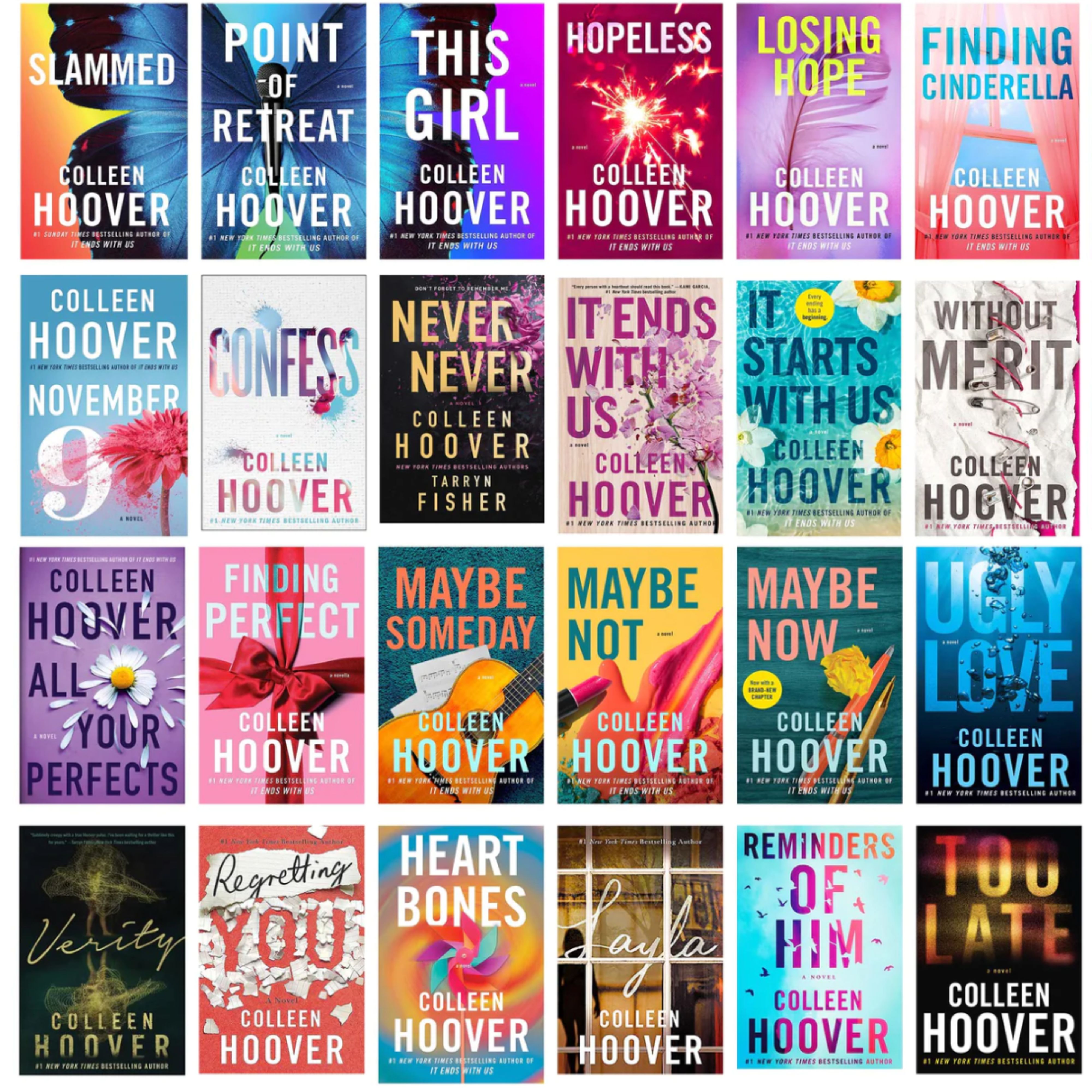 Colleen Hoover books collection | Inspire Uplift