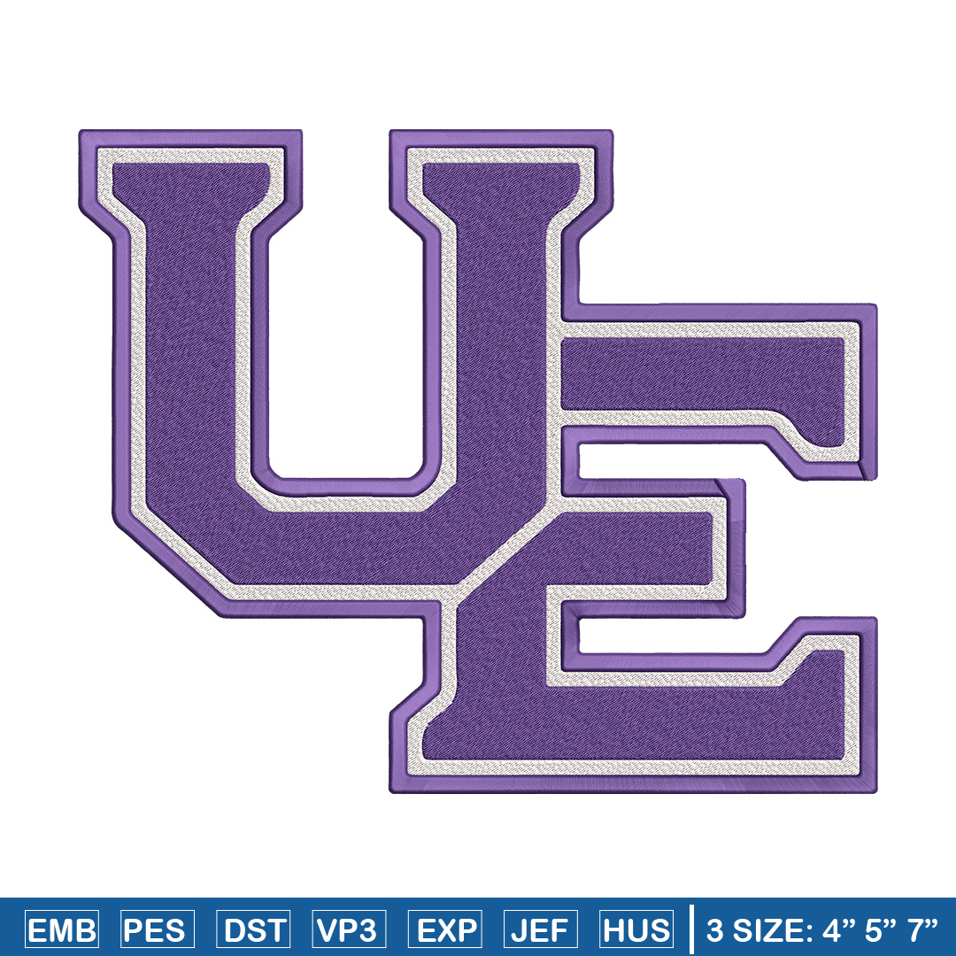 University of Evansville logo embroidery design,NCAA embroid Inspire