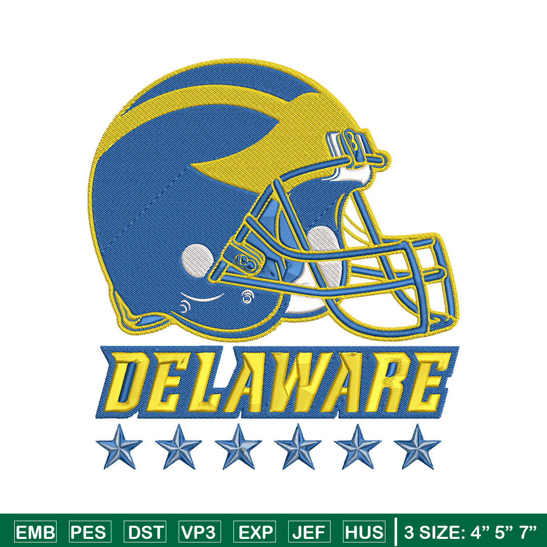 University of Delaware logo embroidery design,NCAA embroider | Inspire ...