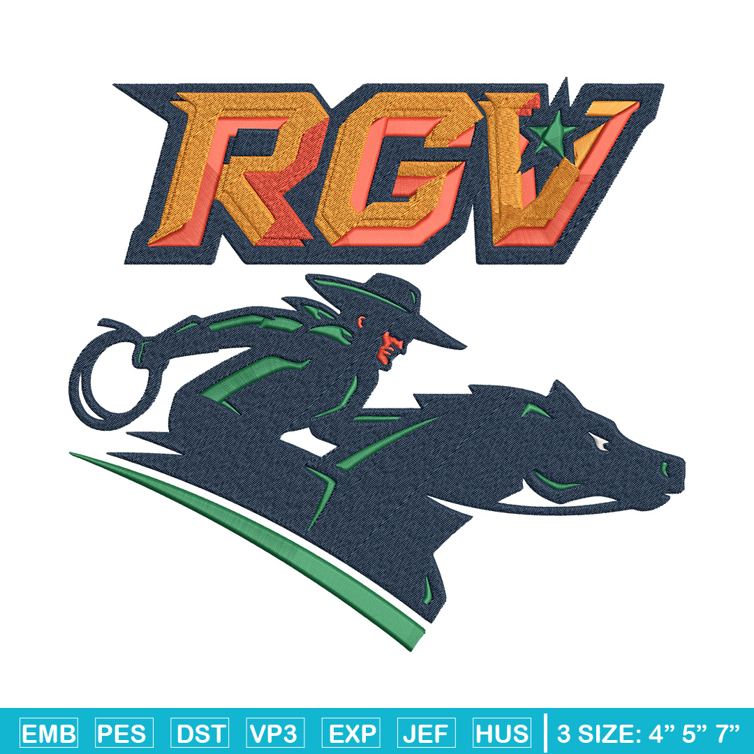 UTRGV Vaqueros logo embroidery design, Sport embroidery, log | Inspire ...