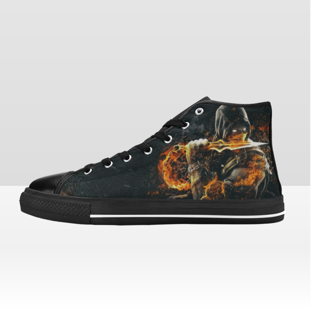 Scorpion Mortal Kombat Shoes | Inspire Uplift