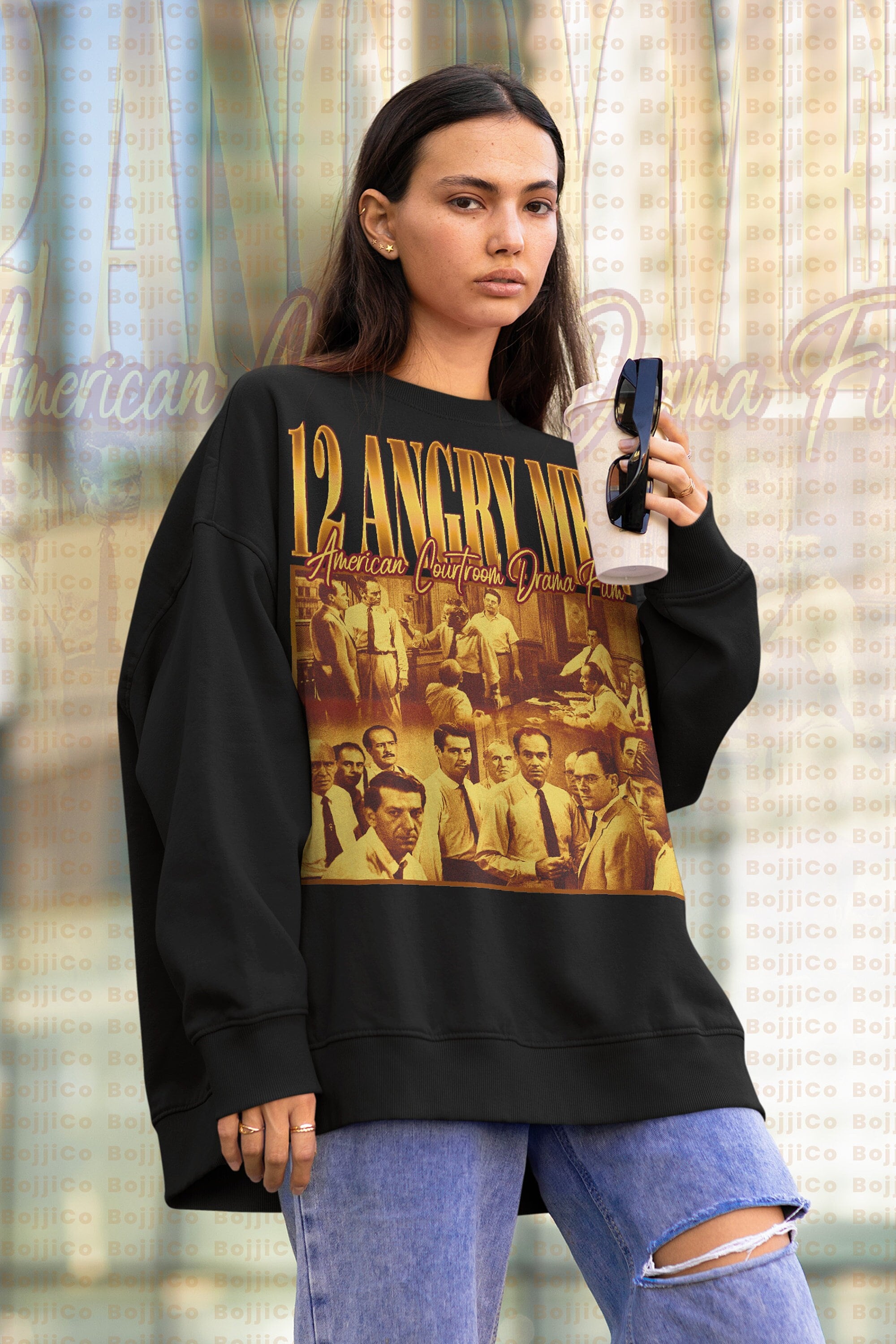 12 ANGRY MEN Vintage SweatShirt 12 Angry Men sweater 12 An | Inspire Uplift