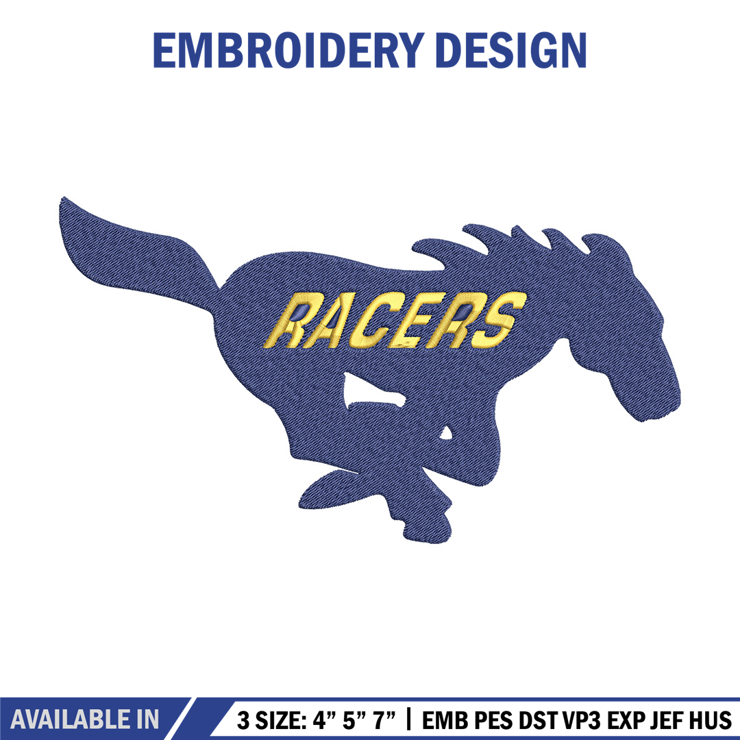Murray State Racer Graphics Design Murray State Racers logo embroidery design,NCAA embroidery, | Inspire ...