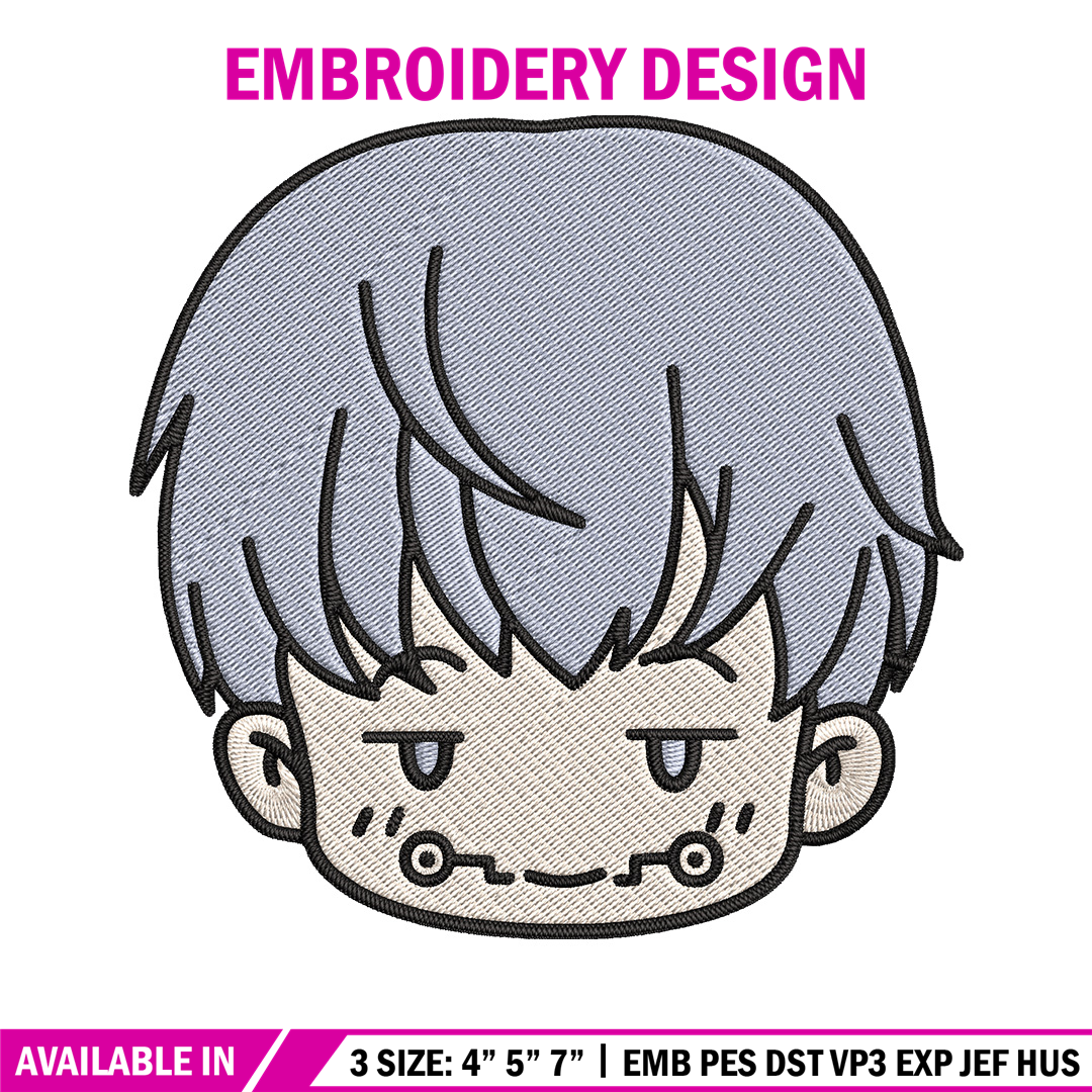Toge Design Toge chibi Embroidery Design, Jujutsu Embroidery, Embroidery | Inspire ...