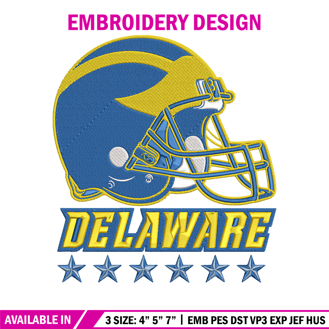 Delaware Design University of Delaware logo embroidery design,NCAA embroider | Inspire ...