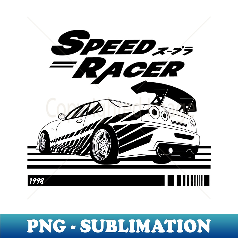 street racing black and white - High-Quality PNG Sublimation - Inspire ...