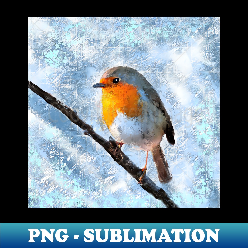 The Red Red Robin - Artistic Sublimation Digital File - Inst | Inspire ...