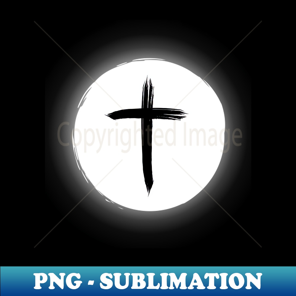 Christian Cross Solar Eclipse - White Edition - Signature Su - Inspire ...