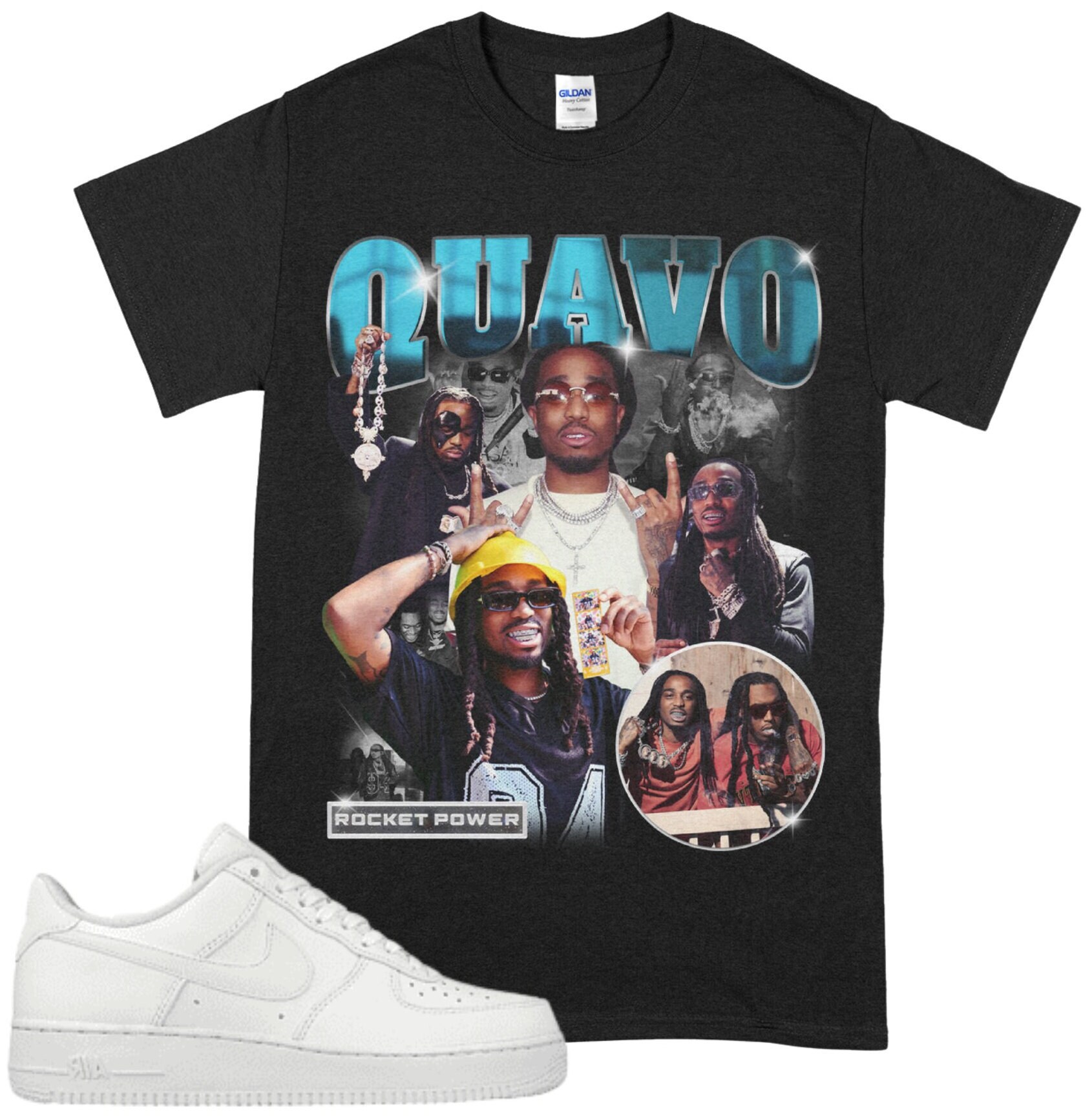 Vintage Quavo Tshirt, Quavo Graphic Tee, Quavo Merch | Inspire Uplift