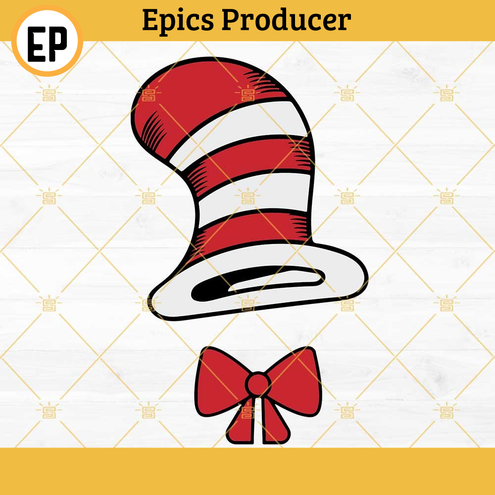 Dr Seuss Hat SVG, Cat In The Hat SVG, Read Across America SV - Inspire ...