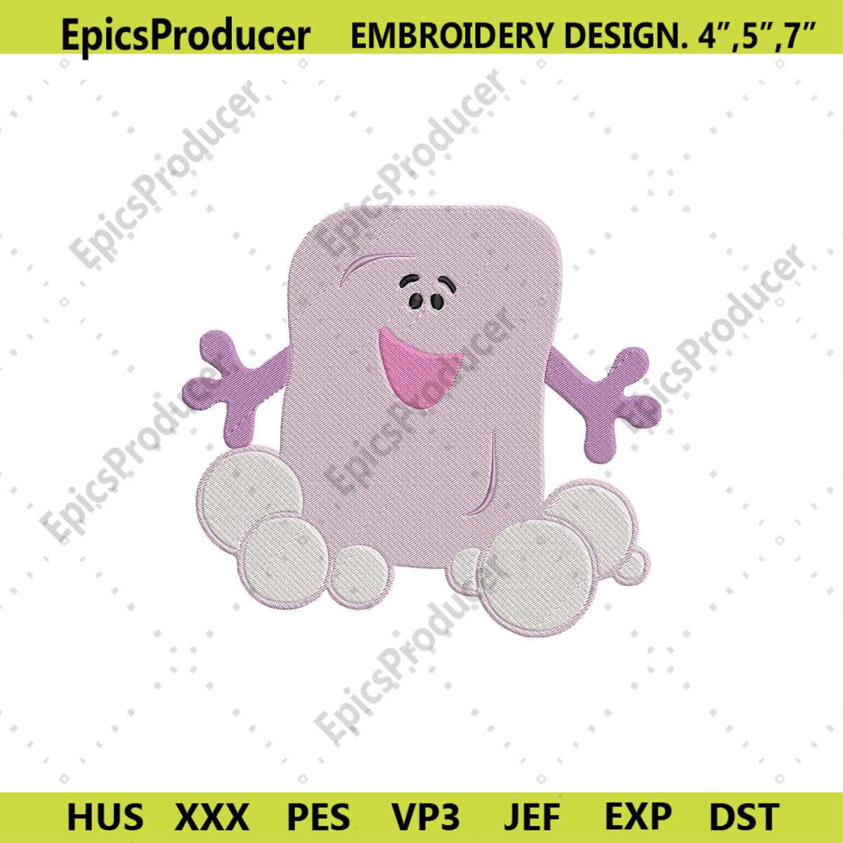 Slippery Soap Machine Embroidery Design File, Blues Clues Ch | Inspire ...