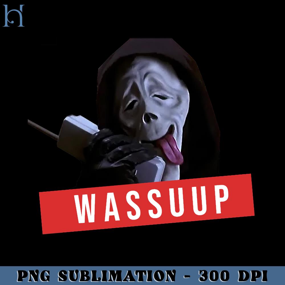 wassup scream scary movie fun Funny Movie PNG | Inspire Uplift