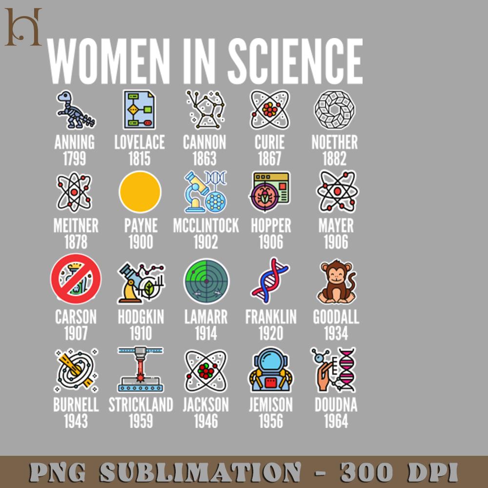 Women in Science PNG Download | Inspire Uplift