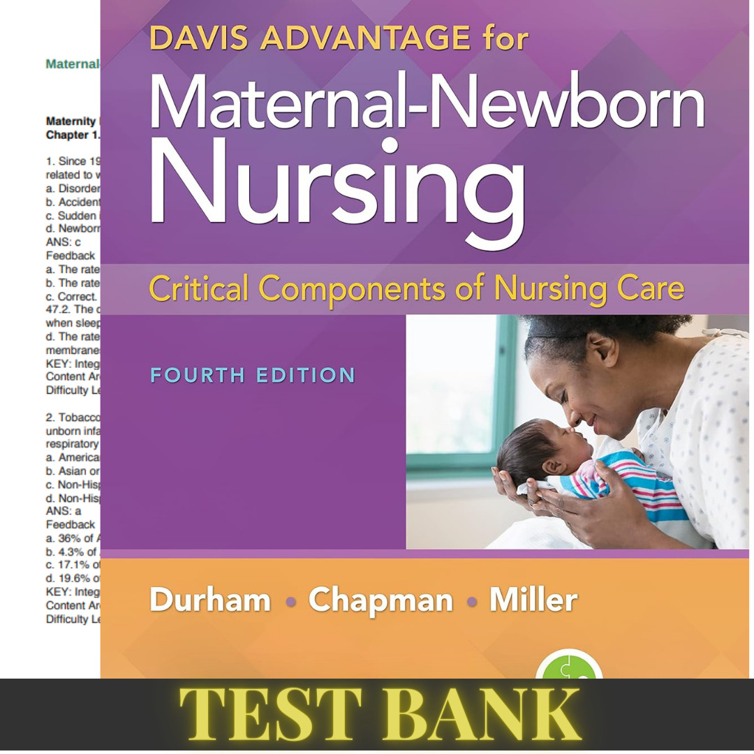 Latest 2024 MaternalNewborn Nursing The Critical Component Inspire